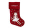 Christmas Personalized Velvet Stockings with Name, Embroidered Tartan Plaid Stocking, Custom Xmas Presents, Christmas 2021 Ornament Decor
