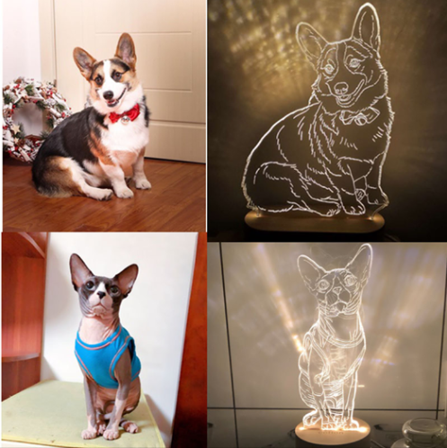 Custom Photo 3D Lamp, Bluetooth Music Player, Desk Lamp, Picture Night Light, Handmade, Personalized Birthday, Christmas Day Gifts Ideas