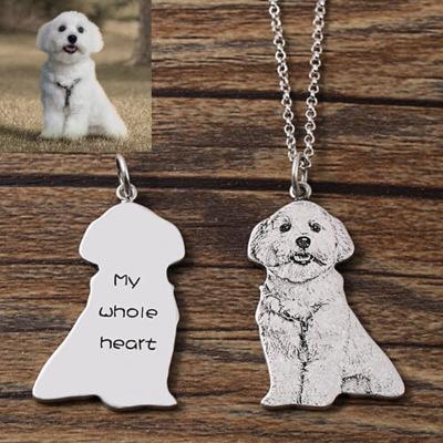 Amazon.com: SIMONLY 925 Sterling Silver Dog Necklace for Girls Keepsake Dog  Pendant Necklace Dog Lover Memorial Gifts for Women : Pet Supplies